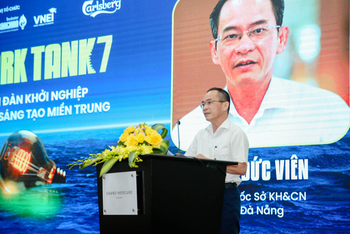 Ông Lê Đức Viên - Giám đốc Sở Khoa học và Công nghệ Thành phố Đà Nẵng phát biểu. anh 2.JPG