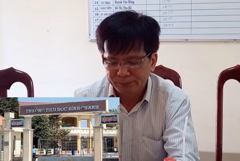 Ông Huỳnh Công Sơn - nguyên Hiệu trưởng Trường Tiểu học Bình Chánh. (Ảnh: H.L)