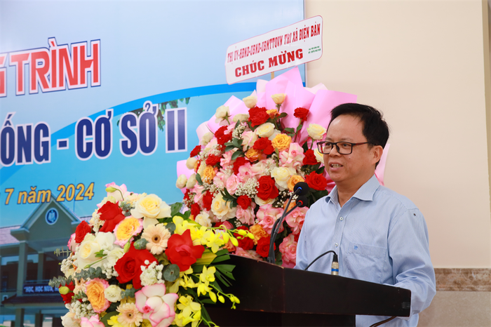 Ông Nguyễn Văn Hội - Bí thư Đảng ủy, Chủ tịch Hội đồng quản trị BSR phát biểu tại Lễ Khánh thành. Chủ tịch HĐQT BSR.jpg