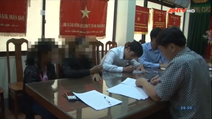 Các nạn nhân tại cơ quan điều tra công an tỉnh Lạng Sơn (Ảnh: ANTV) Các nạn nhân tại cơ quan điều tra công an tỉnh Lạng Sơn (Ảnh: ANTV)