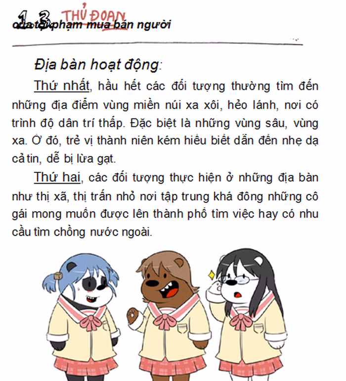 Nhận diện thủ đoạn
