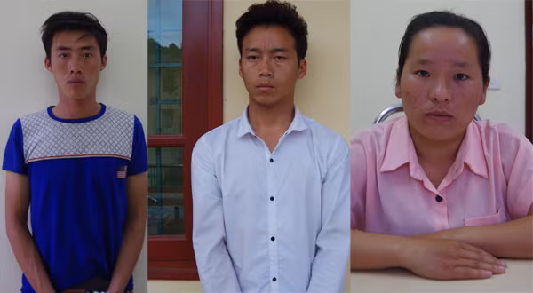 Các đối tượng trong đường dây buôn người tinh vi bị triệt phá (Ảnh: Cơ quan chức năng cung cấp) Các đối tượng trong đường dây buôn người tinh vi bị triệt phá (Ảnh: Cơ quan chức năng cung cấp)