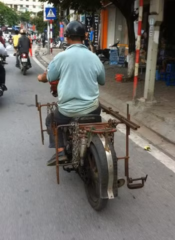 Chụp trên đường Kim Mã, Hà Nội. Ảnh: Vante.