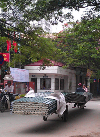 Chụp trên phố Thái Thịnh - Hà Nội. Ảnh: Đinh Bảo Việt.