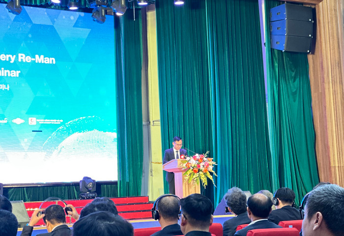 Ông Phạm Đức Nghiệm - Phó Cục trưởng Cục Phát triển thị trường và doanh nghiệp khoa học và công nghệ (Bộ Khoa học và Công nghệ). gdvn_6.jpeg