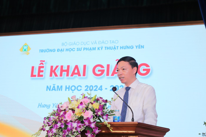 Phó giáo sư, Tiến sĩ Bùi Trung Thành – Hiệu trưởng Trường Đại học Sư phạm Kỹ thuật Hưng Yên. Ảnh: NTCC IMG_9917.JPG