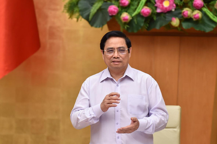 Thủ tướng phát biểu. Ảnh: VGP Thủ tướng phát biểu. Ảnh: VGP