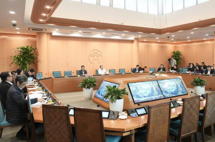 Toàn cảnh hội nghị. Ảnh: tayho.hanoi.gov.vn Toàn cảnh hội nghị. Ảnh: tayho.hanoi.gov.vn
