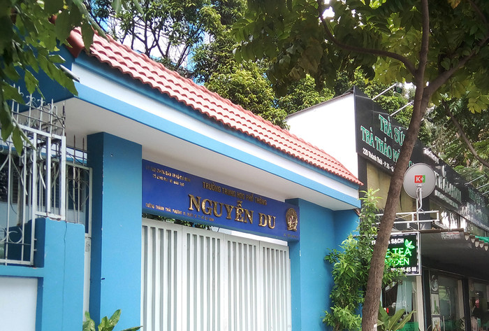 Trường Trung học phổ thông Nguyễn Du. (Ảnh: H.L) Trường Trung học phổ thông Nguyễn Du. (Ảnh: H.L)