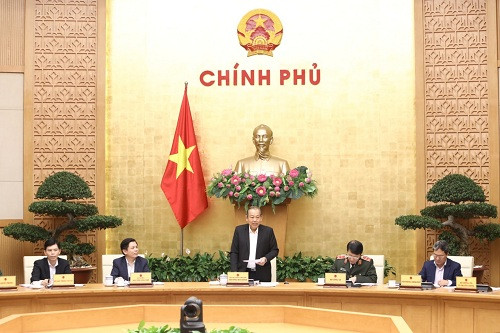 Quang cảnh cuộc họp. Ảnh: VGP Quang cảnh cuộc họp. Ảnh: VGP