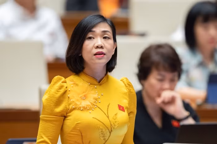 Đại biểu Quốc hội Trịnh Thị Tú Anh - Đoàn Đại biểu Quốc hội tỉnh Lâm Đồng. Ảnh: Nhân vật cung cấp.