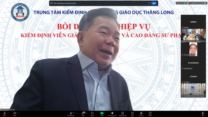 Giáo sư, Tiến sĩ Nguyễn Trọng Cơ - nguyên Giám đốc Học viện Tài Chính, chủ nhiệm Câu lạc bộ Khối đào tạo Tài chính - Kế toán chia sẻ tại cuộc họp screenshot_1736996494.png