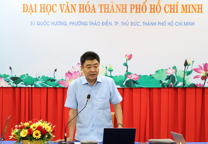 Phó giáo sư, Tiến sĩ Lâm Nhân - Hiệu trưởng Trường Đại học Văn hóa Thành phố Hồ Chí Minh. Ảnh: NVCC thầy Nhâ.jpg