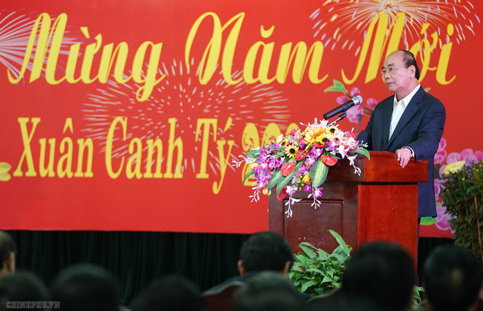 Thủ tướng phát biểu. Ảnh: VGP Thủ tướng phát biểu. Ảnh: VGP