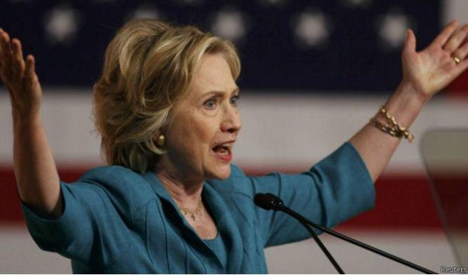 Ứng viên Hillary Clinton – người chứng tỏ hiệu ứng “gậy ông đập lưng ông” với Donald Trump khi ông ta chọn bà Sarah Palin đứng liên danh. Ảnh: Reuters. Ứng viên Hillary Clinton – người chứng tỏ hiệu ứng “gậy ông đập lưng ông” với Donald Trump khi ông ta chọn bà Sarah Palin đứng liên danh. Ảnh: Reuters.