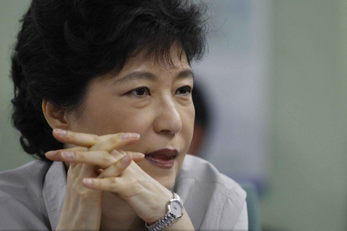 Tổng thống Hàn Quốc Park Geun-hye, ảnh: SCMP.