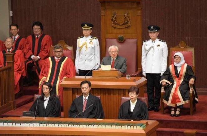 Tổng thống Singapore Tony Tan phát biểu trong phiên khai mạc kỳ họp thứ nhất, khóa 13 của Quốc hội nước Cộng hòa Singapore. Ảnh: The Straits Times. Tổng thống Singapore Tony Tan phát biểu trong phiên khai mạc kỳ họp thứ nhất, khóa 13 của Quốc hội nước Cộng hòa Singapore. Ảnh: The Straits Times.