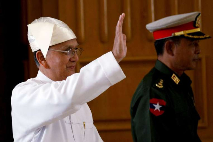 Tổng thống Myanmar sắp mãn nhiệm Thein Sein, ảnh: Reuters. Tổng thống Myanmar sắp mãn nhiệm Thein Sein, ảnh: Reuters.