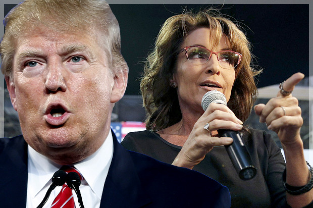 Ông Donald Trump và bà Sarah Palin. Ảnh: Salon.com. Ông Donald Trump và bà Sarah Palin. Ảnh: Salon.com.