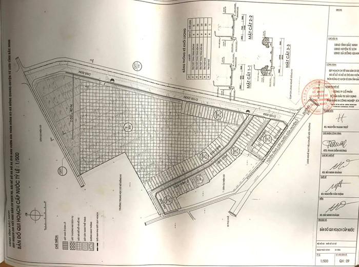 Bản đồ quy hoạch Dự án đầu tư xây dựng hạ tầng khu dịch vụ thương mại làng nghề, bãi để xe, bãi gỗ tại phường Đồng Kỵ