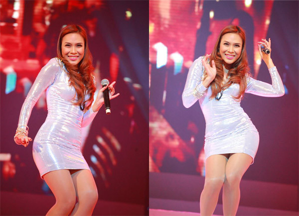 Phong cách biểu diễn này khá mới lạ với Mỹ Tâm mọi khi. (Ảnh: Dân Việt) Phong cách biểu diễn này khá mới lạ với Mỹ Tâm mọi khi. (Ảnh: Dân Việt)