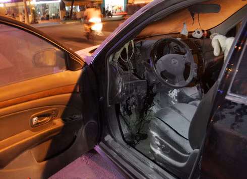 Khu vực vôlăng bị cháy. Ảnh: An Nhơn