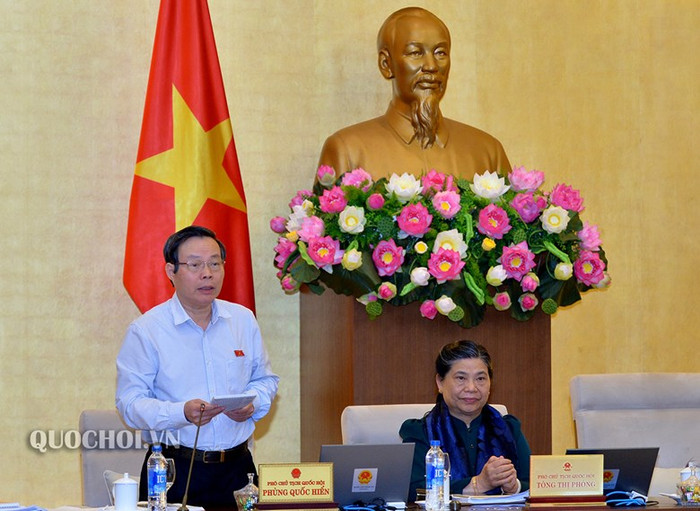 Phó Chủ tịch Quốc hội Phùng Quốc Hiển phát biểu. Ảnh: Quochoi.vn Phó Chủ tịch Quốc hội Phùng Quốc Hiển phát biểu. Ảnh: Quochoi.vn
