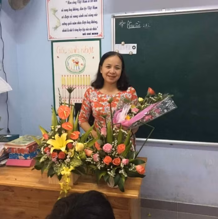 Cô Phan Tuyết - giáo viên tiểu học tiểu học Tân An 1 thị xã Lagi, tỉnh Bình Thuận. Ảnh: Nhân vật cung cấp