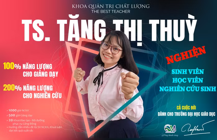 Tiến sĩ Tăng Thị Thùy - giảng viên Khoa Quản trị Chất lượng