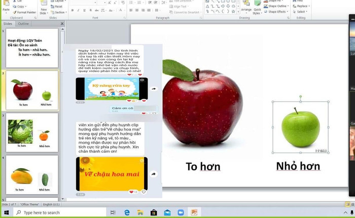 Bài tập dành cho các bé mầm non học trực tuyến. Ảnh chụp màn hình Bài tập dành cho các bé mầm non học trực tuyến. Ảnh chụp màn hình