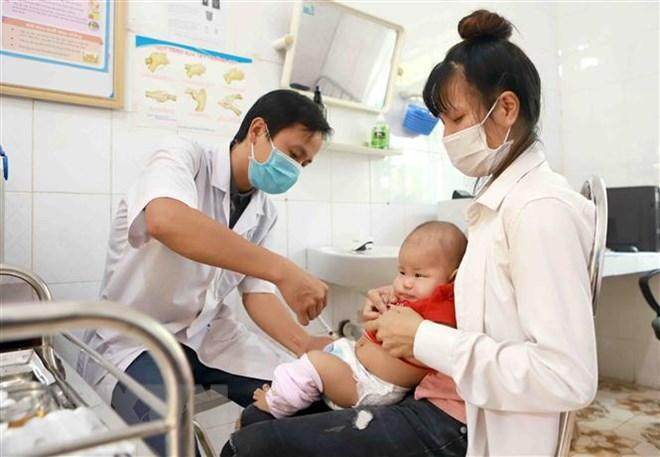 Chương trình đặt mục tiêu, tỷ lệ trẻ em đến 8 tuổi được tiếp cận các dịch vụ hỗ trợ chăm sóc phát triển toàn diện đạt 90% vào năm 2025. Ảnh minh họa: TTXVN Chương trình đặt mục tiêu, tỷ lệ trẻ em đến 8 tuổi được tiếp cận các dịch vụ hỗ trợ chăm sóc phát triển toàn diện đạt 90% vào năm 2025. Ảnh minh họa: TTXVN