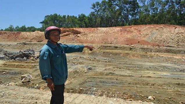 Khu vực gói thầu A3 thuộc Dự án Đường cao tốc Đà Nẵng - Quảng Ngãi do nhà thầu Giang Tô, Trung Quốc thi công. Ảnh: PLO Khu vực gói thầu A3 thuộc Dự án Đường cao tốc Đà Nẵng - Quảng Ngãi do nhà thầu Giang Tô, Trung Quốc thi công. Ảnh: PLO