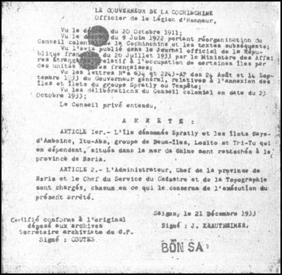 Nghị định số 4702-CP ngày 21/12/1933 của Thống đốc Nam Kỳ Krautheimer. Nguồn: webcitation.org. Nghị định số 4702-CP ngày 21/12/1933 của Thống đốc Nam Kỳ Krautheimer. Nguồn: webcitation.org.