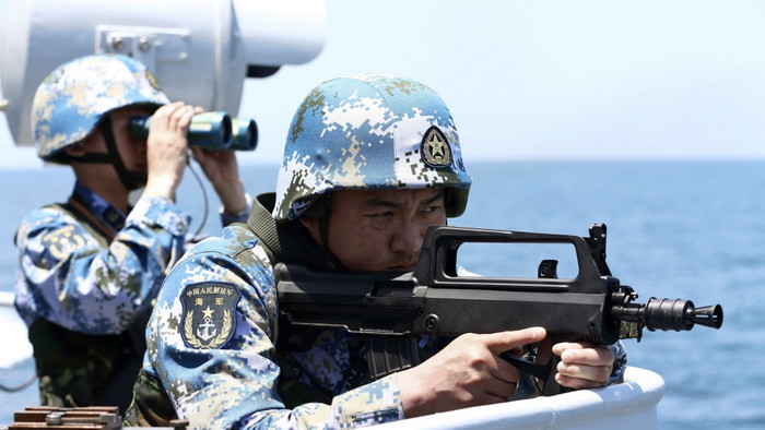 Lính Trung Quốc tập trận ở Biển Đông, ảnh minh họa: chiangraitimes.com Lính Trung Quốc tập trận ở Biển Đông, ảnh minh họa: chiangraitimes.com