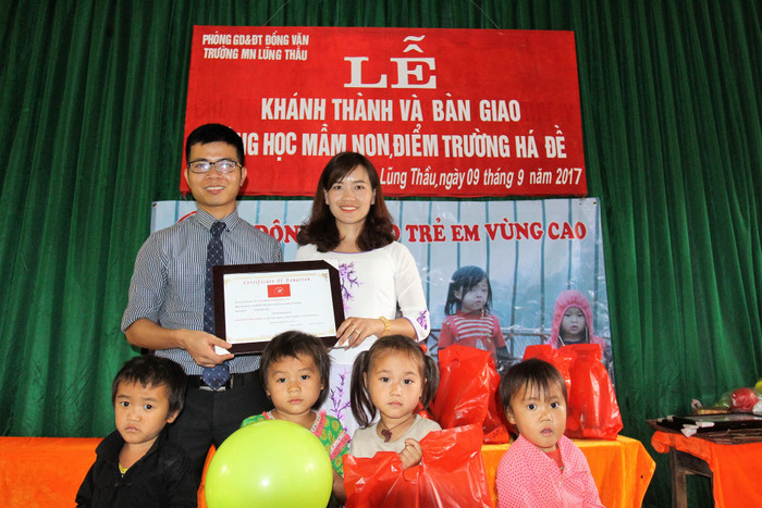 Trao điểm trường mơ ước nơi vùng cao mây trắng của huyện Hoàng Su Phì ảnh 3