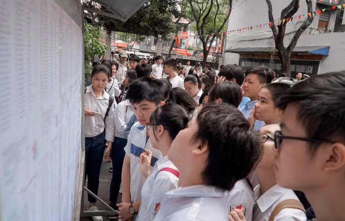 Hà Nội vẫn đề xuất giữ nguyên phương án tuyển sinh như năm học 2019-2020 với 4 môn thi. Ảnh minh họa: Vietnamplus