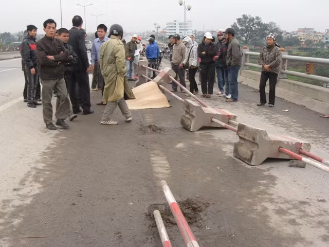 Hiện trường vụ tai nạn