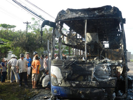 Hiện trường vụ cháy Hiện trường vụ cháy