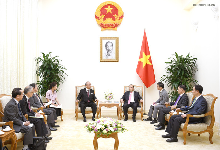 Quang cảnh buổi tiếp. (Ảnh: VGP) Quang cảnh buổi tiếp. (Ảnh: VGP)