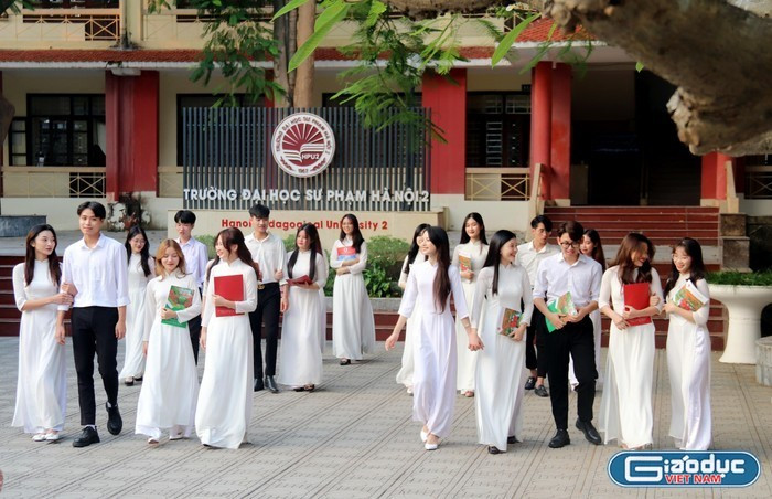 Ảnh minh họa: Mộc Hương Truong DH Sư pham Ha Noi 2 tuyen sinh 2024.jpg