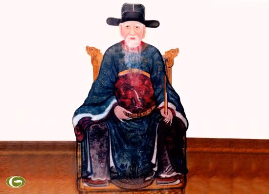 Tranh vẽ chân dung đại thi hào Nguyễn Trãi, ảnh: quocphonganninh.org.