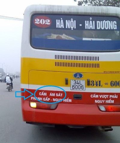 Cấm ám sát xe buýt Cấm ám sát xe buýt