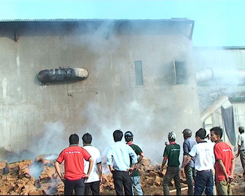 Hiện trường vụ cháy Hiện trường vụ cháy