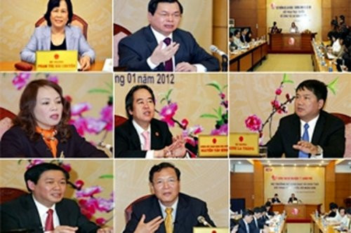 Bộ trưởng các Bộ, Thủ trưởng các cơ quan ngang Bộ sẽ tham gia trả lời trong chương trình. Ảnh minh họa: Chinhphu.vn