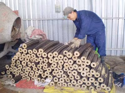 Củi trấu. Ảnh: Hồng Diễm, Vietnamnet