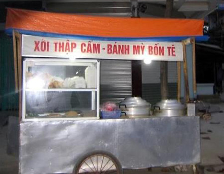 Món mới: Bánh mì bốn tê Ảnh: Internet
