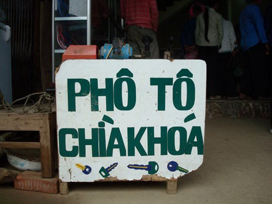 Cửa hàng chuyên đánh chìa khóa Ảnh: Internet