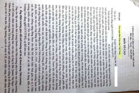 Đơn tố của giáo viên Trường CĐ Nghề GTVT TƯ II đang được Bộ GTVT vào cuộc xử lý. Đơn tố của giáo viên Trường CĐ Nghề GTVT TƯ II đang được Bộ GTVT vào cuộc xử lý.