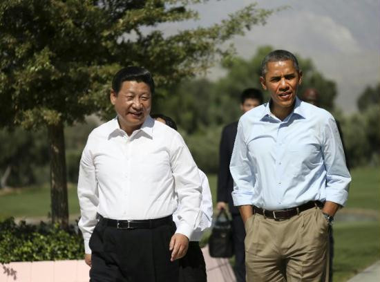 Tập Cận Bình và Obama tại Sunnylands, California Tập Cận Bình và Obama tại Sunnylands, California