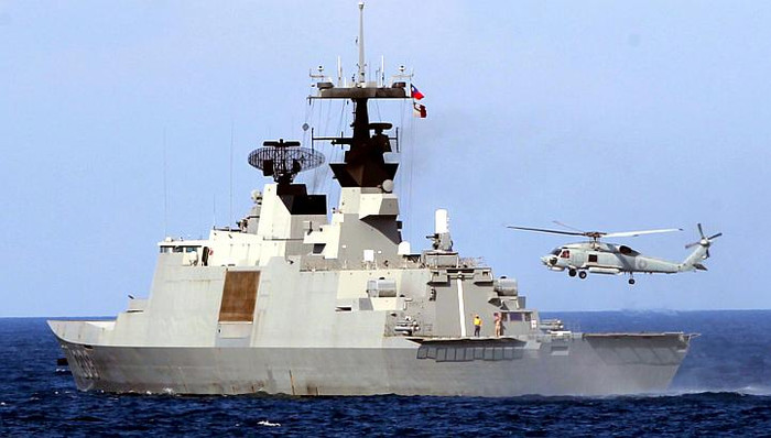 Tàu khu trục Đài Loan (hình minh họa) Tàu khu trục Đài Loan (hình minh họa)